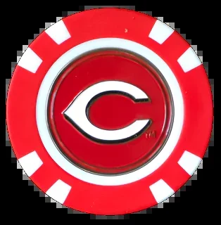 Officially Licensed Cincinnati Reds Poker Chip Ball Marker Short Description: