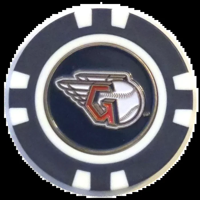 Officially Licensed Cleveland Guardians Poker Chip Ball Marker