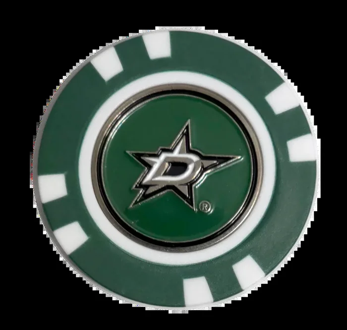 Officially Licensed Dallas Stars Poker Chip Ball Marker