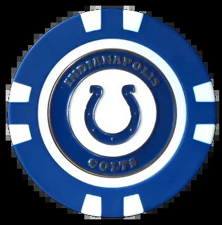 Officially Licensed Indianapolis Colts Poker Chip Ball Marker