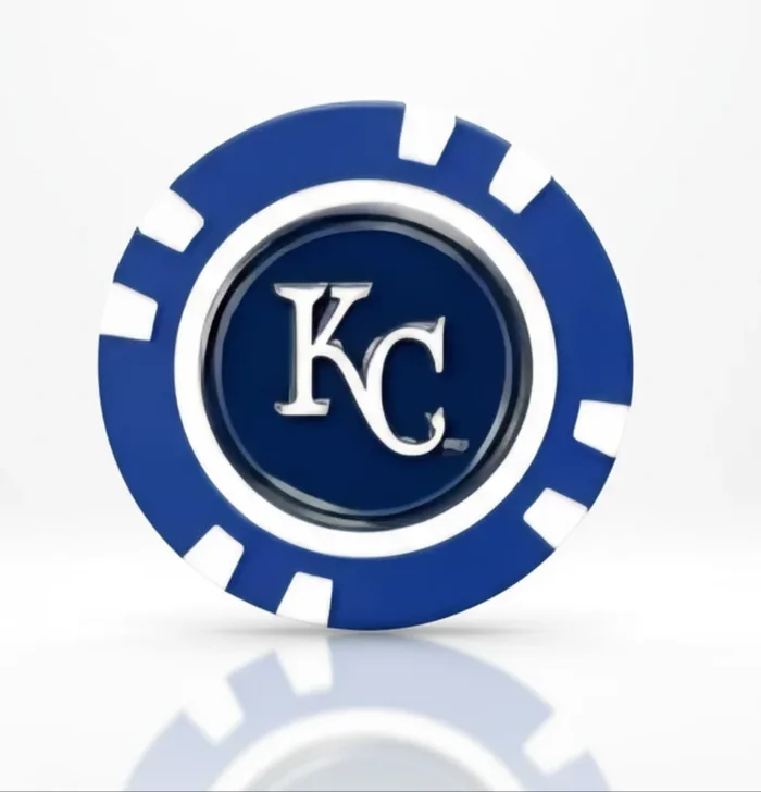 Officially Licensed Kansas CIty Royals Poker Chip Ball Marker