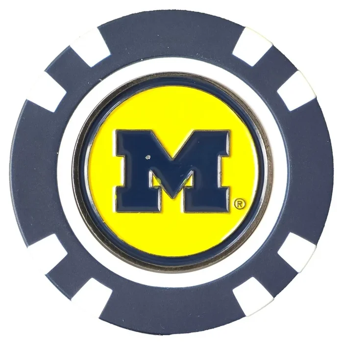 Officially Licensed Michigan Wolverines Poker Chip Ball Marker