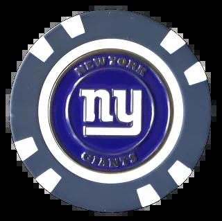 Officially Licensed New York Giants Poker Chip Ball Marker