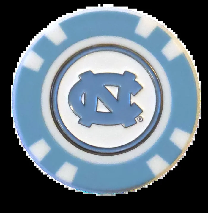 Officially Licensed North Carolina Tar Heels Poker Chip Ball Marker