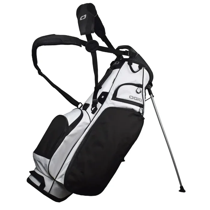 Ogio Golf Club Stand Plus Golf Bag White Black 4 Way Divider