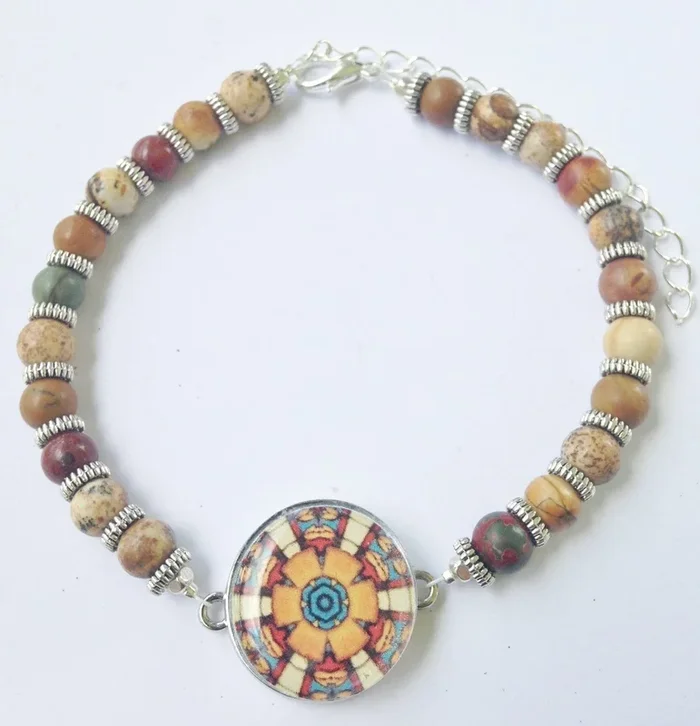One Putt Designs – Agates Ankle Bracelet #4AG