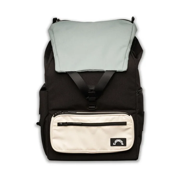 Out of Office Backpack – Black/Clay Green/Le Creme