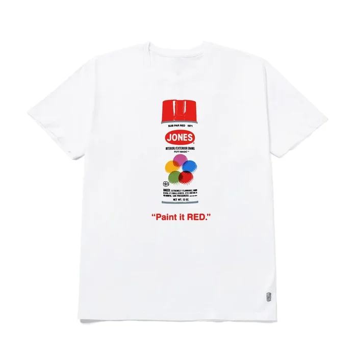 Paint It Red Tee Shirt – White