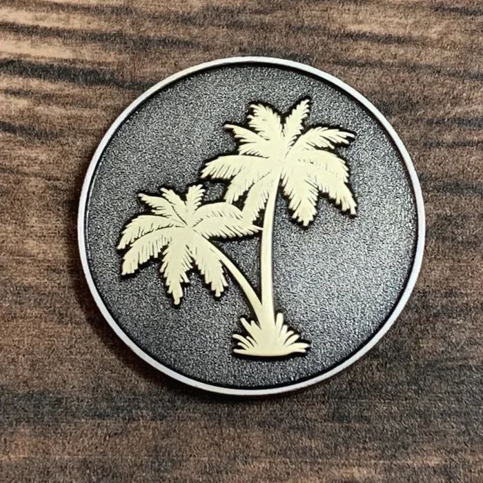 Palm Tree Magnetic Golf Ball Marker