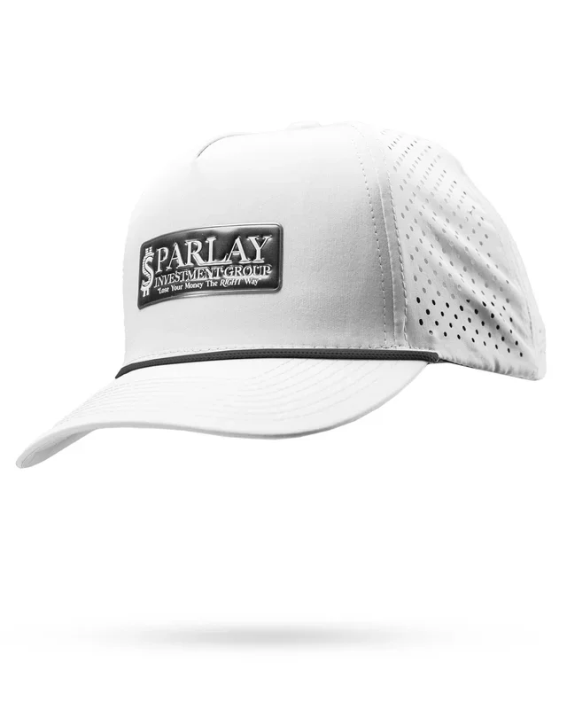 Parlay White – Perforated Rope Hat