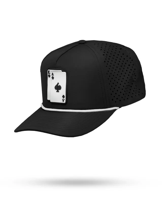 Perforated Rope Hat – AK – Black