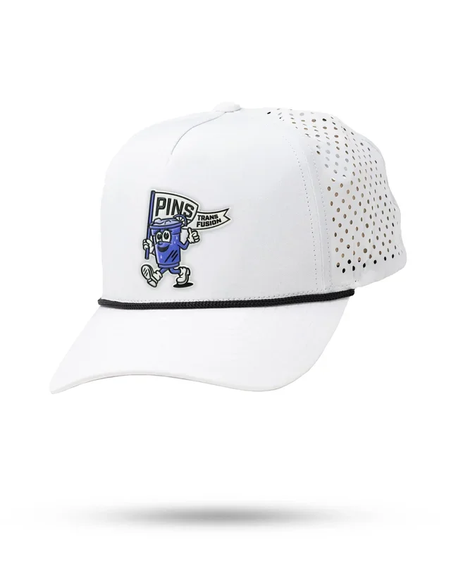 Perforated Rope Hat – Mr. Transfusion – White