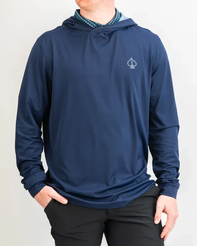 Performance Golf Hoodie – Navy