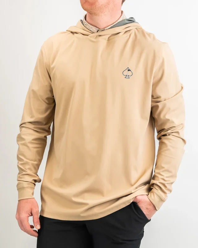 Performance Golf Hoodie – Sand