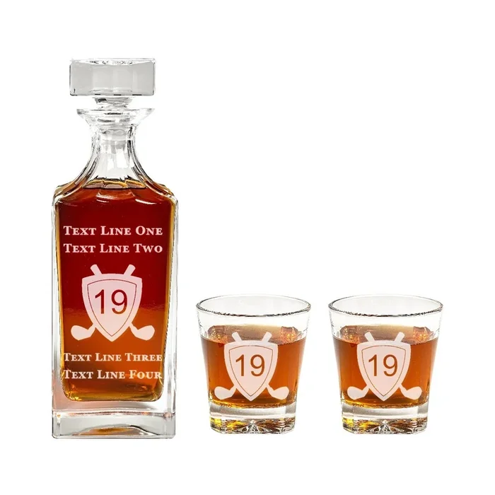 Personalized Golf Decanter