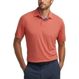 Peter Millar Featherweight Stripe Golf Polo