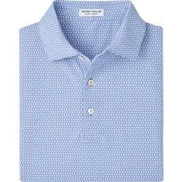 Peter Millar Taza Geo Performance Mesh Golf Polo
