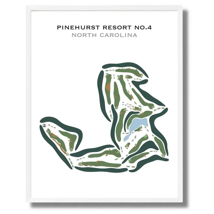 Pinehurst Golf Course No. 4, North Carolina – Printed Golf Courses