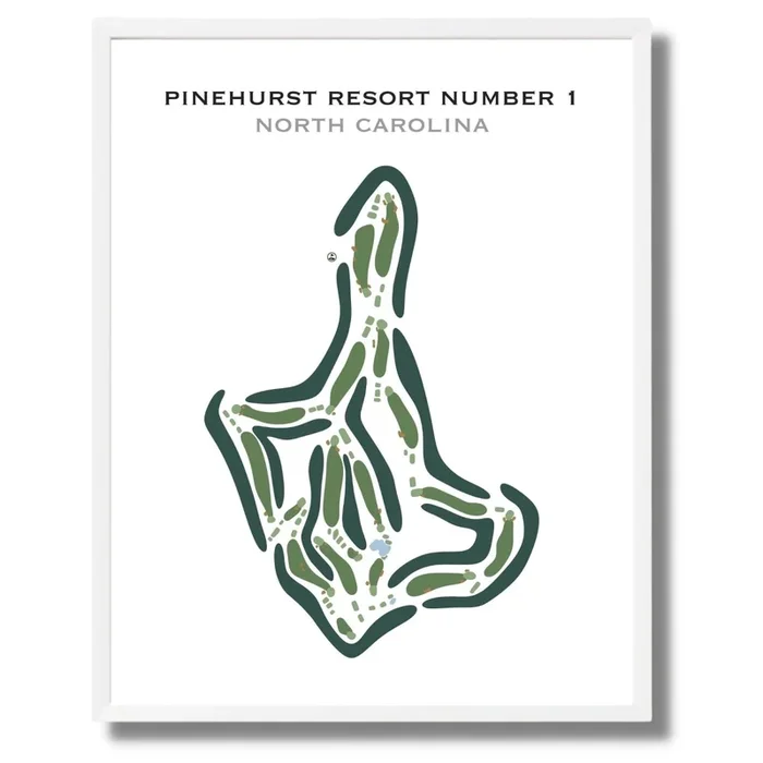 Pinehurst Resort #1, North Carolina – Printed Golf Courses