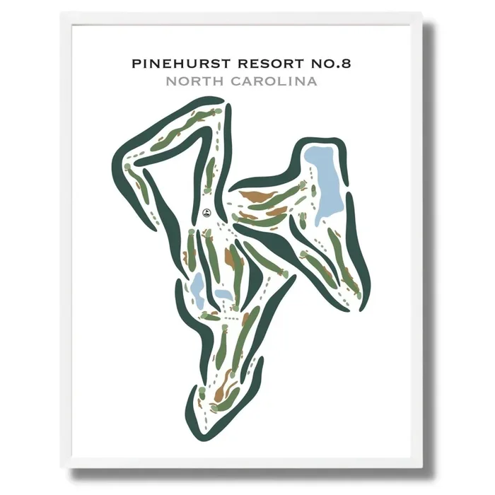Pinehurst Resort #8, North Carolina – Printed Golf Courses