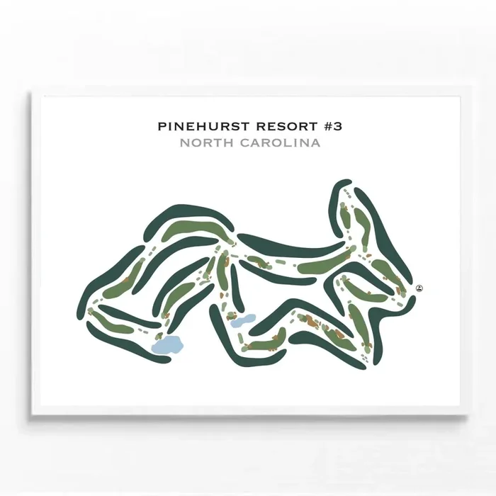 Pinehurst Resort No. 3, North Carolina – Printed Golf Courses