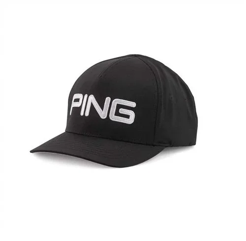 PING 201 Stuctured Hat – Black / White – L/XL