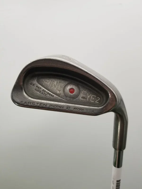 PING EYE 2 6 IRON STIFF KARSTEN STEEL 37.5″ RED DOT FAIR