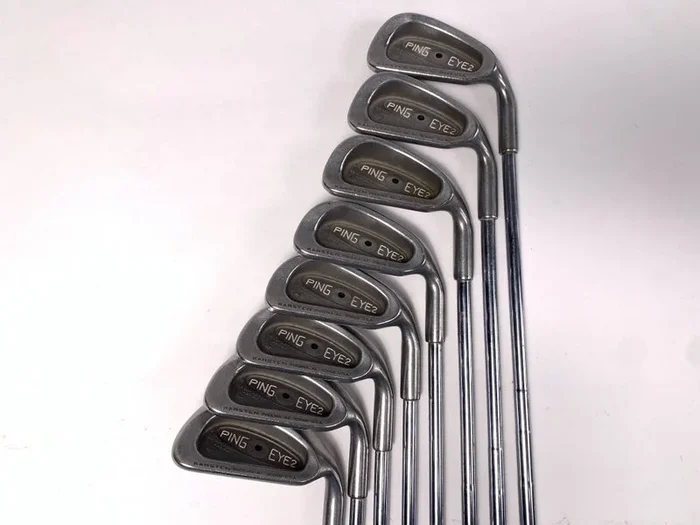 Ping Eye 2 + Iron Set 4-PW+SW Black Dot Karsten Regular Steel Mens RH