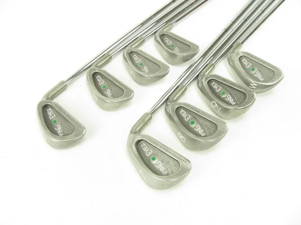 Ping Eye2+ GREEN DOT iron set 3-PW with Steel Regular