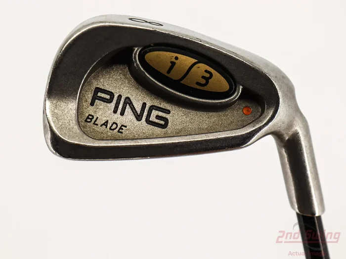 Ping i3 Blade Single Iron 8 Iron Ping Aldila 350 Series Graphite Regular Right Handed Orange Dot 36.5in (D-82440456131)