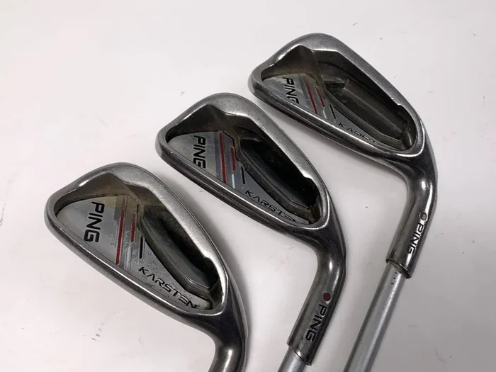 Ping Karsten 2014 Iron Set 7-9 Maroon Dot KS 401 Regular Graphite Mens RH