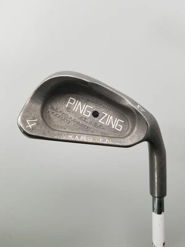 PING ZING 4 IRON BLACK DOT STIFF PING KT-M 38.25″ GOOD
