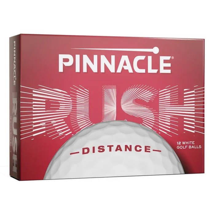 Pinnacle Rush White Golf Balls – 15 Pack