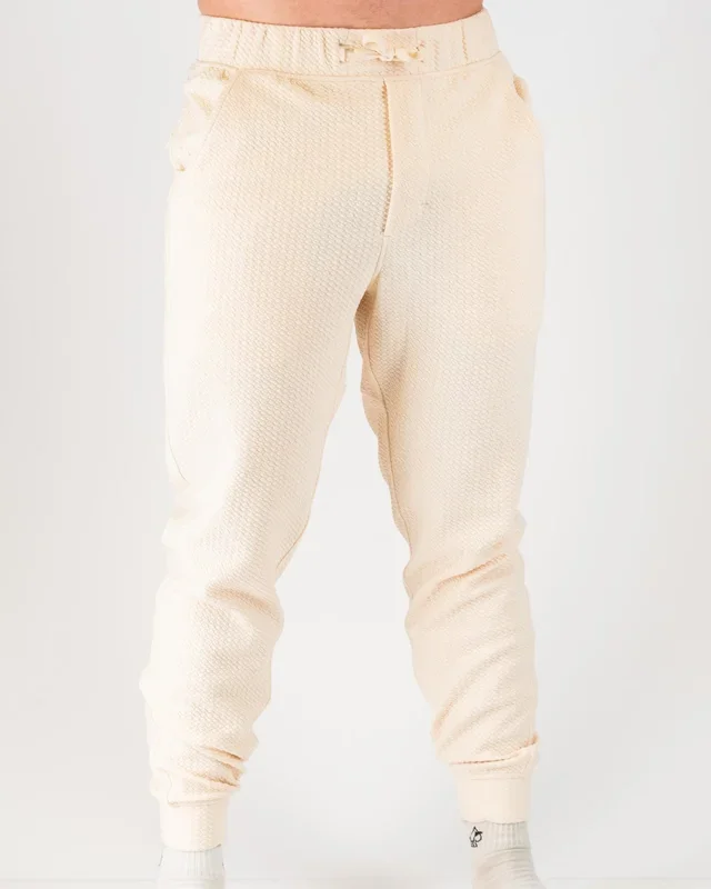 Player Preferred™ Waffle Knit Jogger – Cream