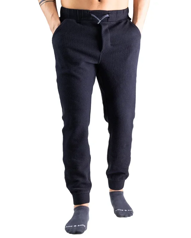 Player Preferred™ Waffle Knit Jogger – Obsidian