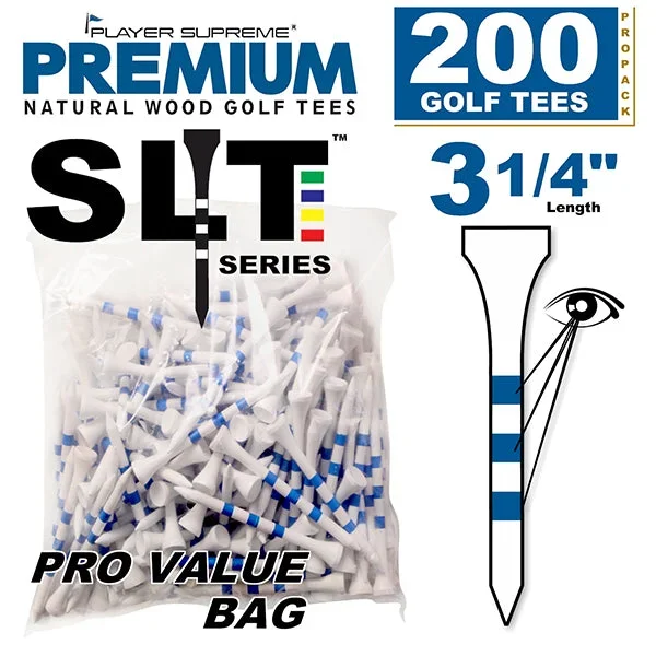 Player Supreme 3 1/4″ SLT Sight-Line System Golf Tees (200 Pack)