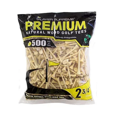 Player Supreme PREMIUM Golf Tees 2 3/4″ – 500 Tees