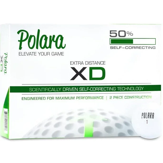Polara XD – Extra Distance – 50% Self Correcting Golf Balls