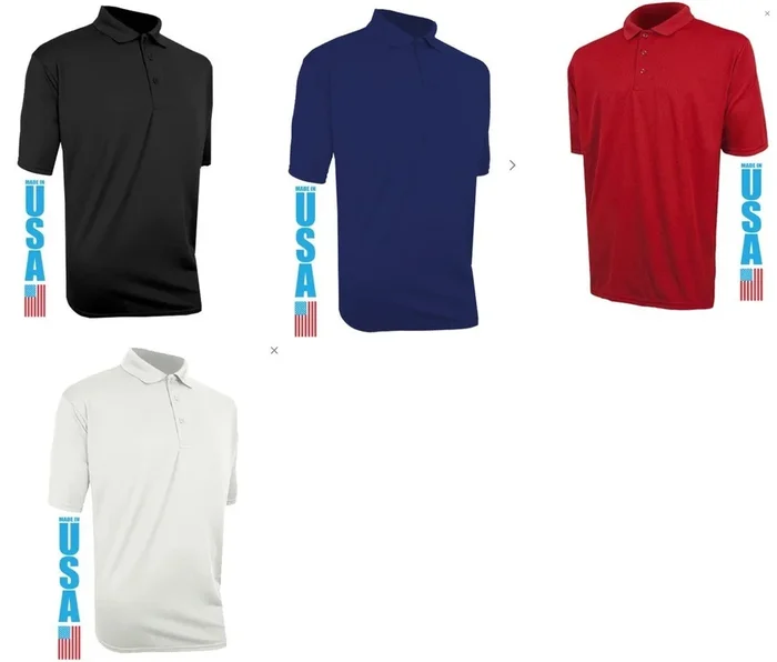 Polarmax Dry Tech Silk Moisture Wicking Men’s Polo Shirt Choose Size and Color