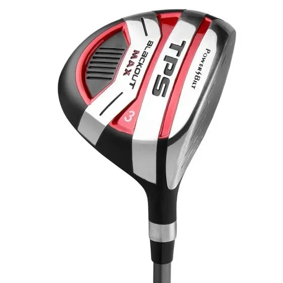 Powerbilt TPS Blackout Max Fairway Wood Right Hand Graphite Regular Flex Choose Loft