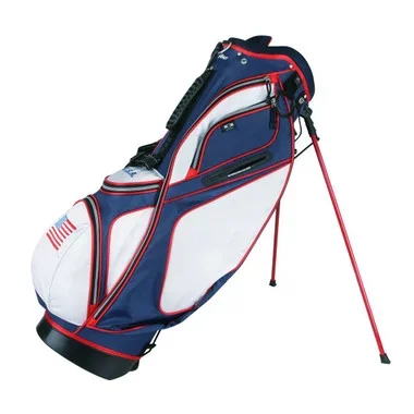 Powerbilt TPS Dunes Golf Stand Bag, USA Flag, Red, White, Blue