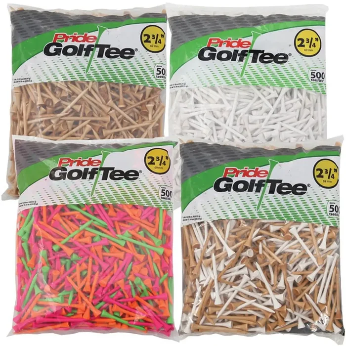 Pride Deluxe Hardwood Golf Tees