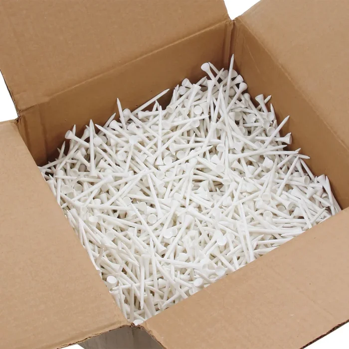 Pride Plastic Tees 2 3/4″ 5M Box White-PS0237