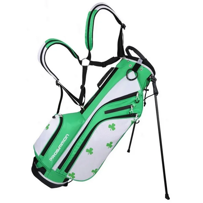 Prosimmon Golf DRK 7″ Lightweight Golf Stand Bag with Dual Straps – Irish