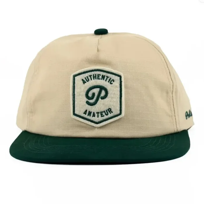 Public Drip – Authentic Amateur Hat (Khaki/Green)