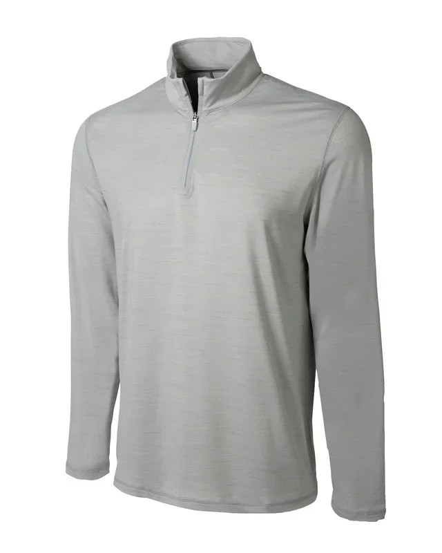 Puma Golf CloudSpun GRYLBL 1/4 Zip Pullover Heather Gray Size XL