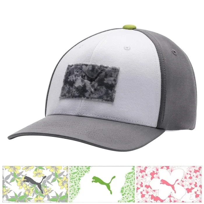 Puma Utility Patch 110 Snapback Golf Hat Tournament Interchangeable Patches