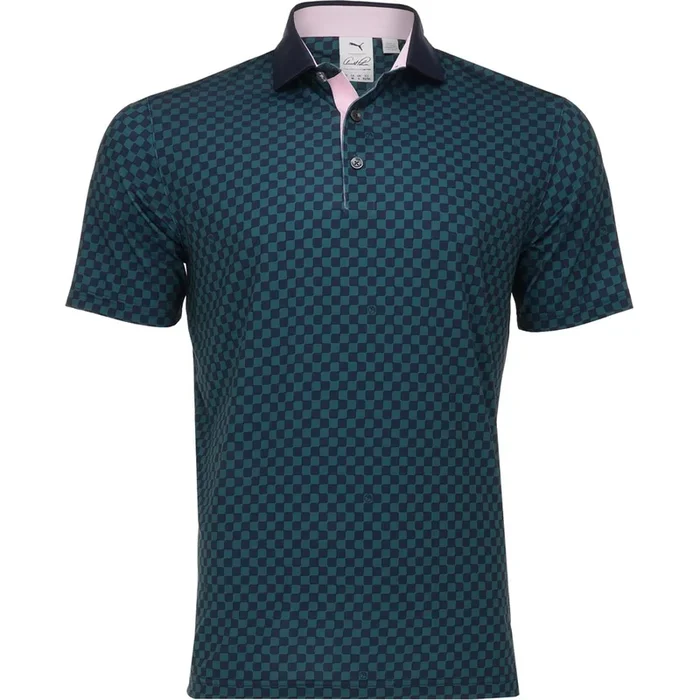 PUMA x Arnold Palmer MATTR Checkered Polo
