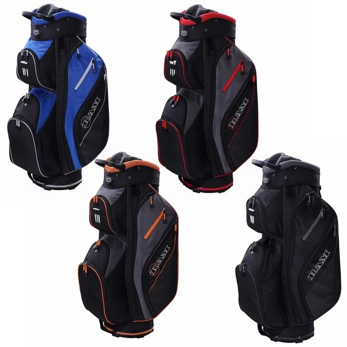 Ram Golf Lightweight Cart Bag with 14 Way Dividers Top