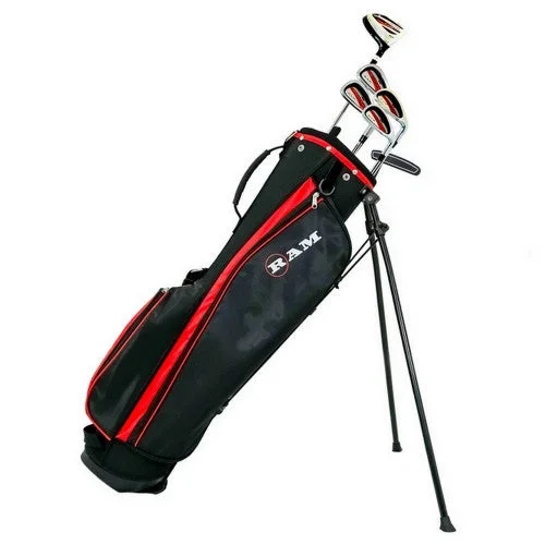 Ram Golf SGS Mens Golf Clubs Starter Set with Stand Bag | Steel Shafts